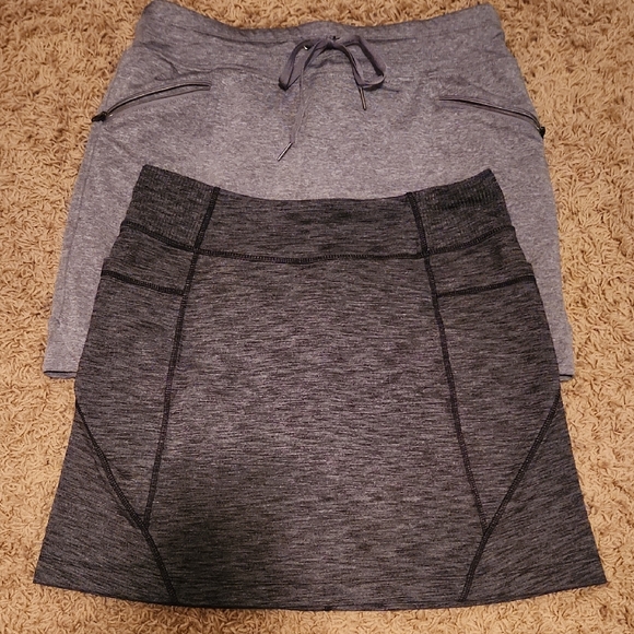 Athleta Pants - Bundle Of 2 Gray Women's Sports Skorts Size Small
